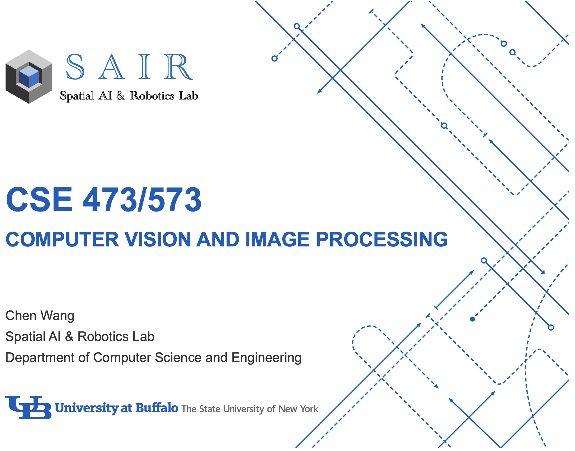 CSE 573: Computer Vision and Image Processing