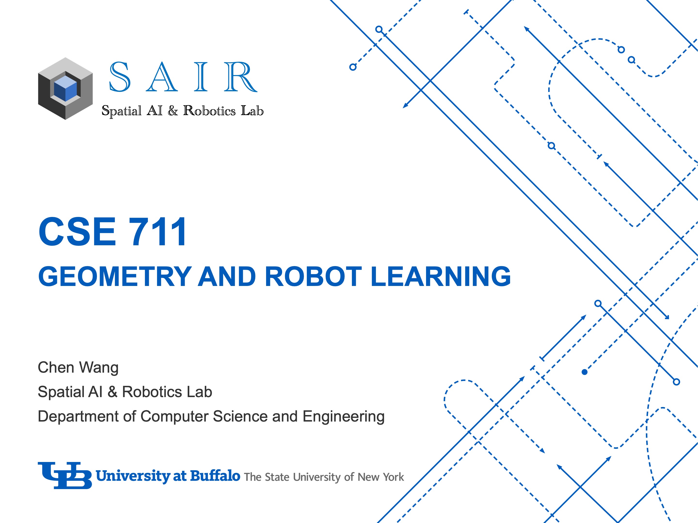 CSE 711: Geometry and Robot Learning