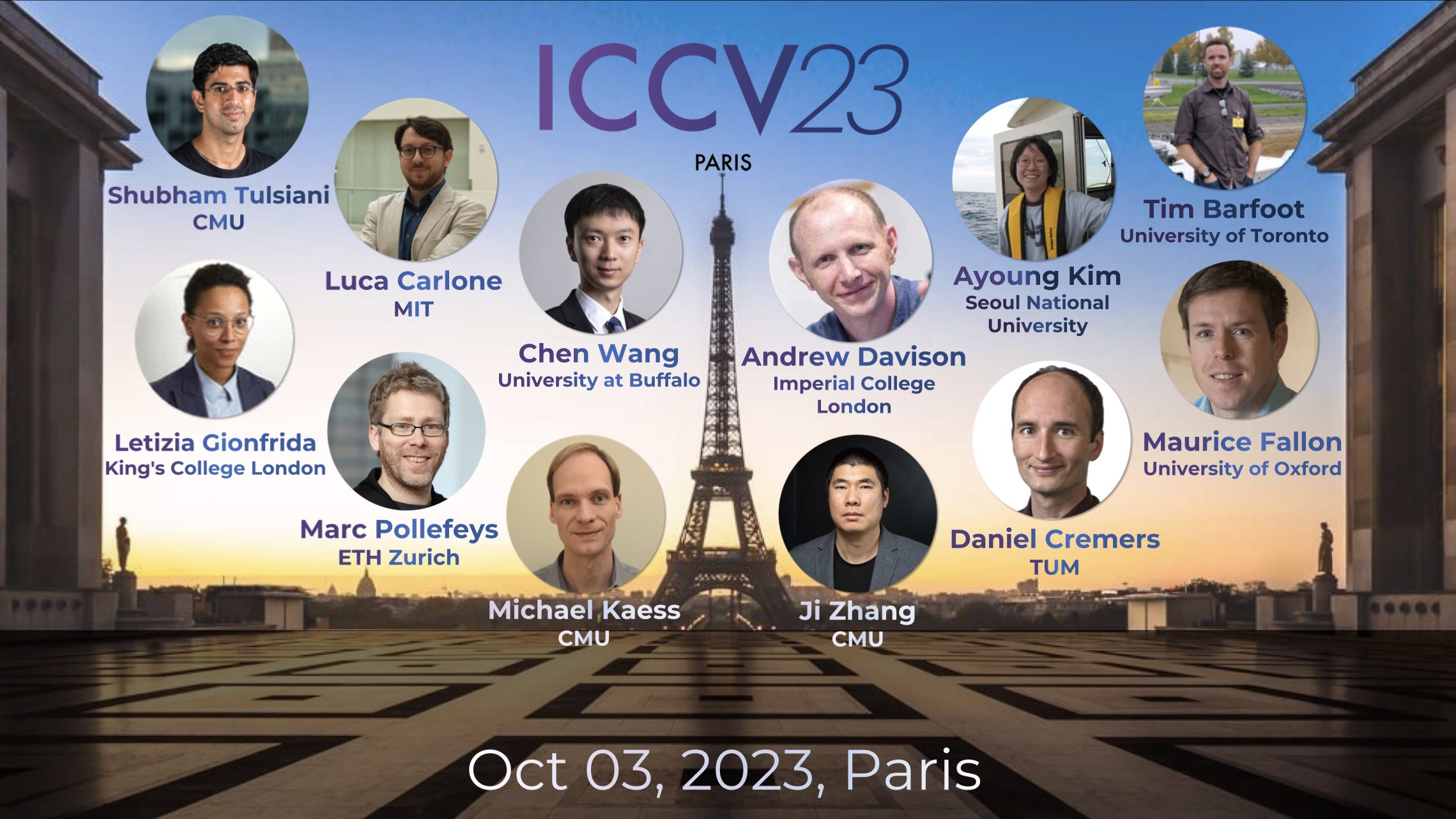 ICCV'23 Workshop on Robot Learning and SLAM