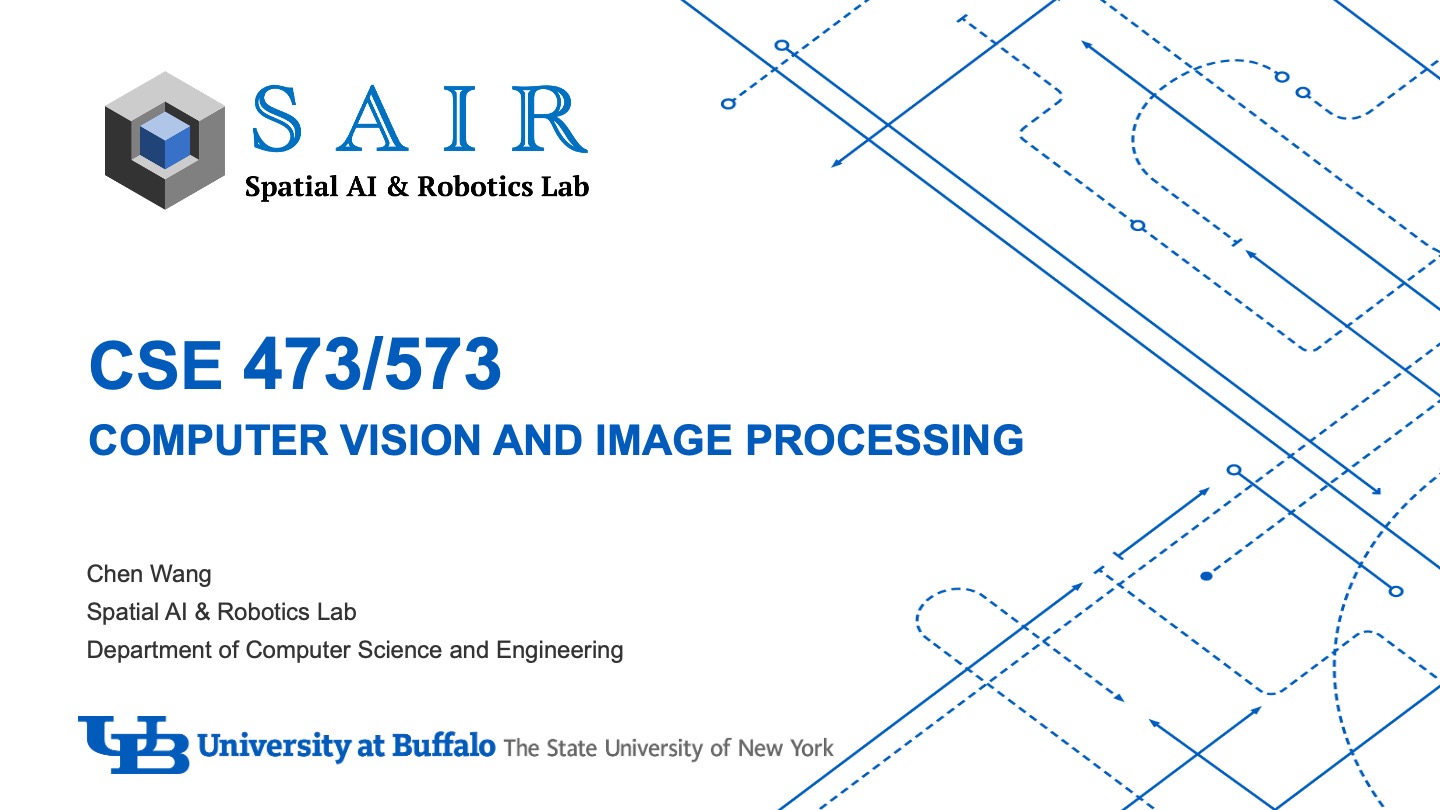 CSE 573: Computer Vision and Image Processing
