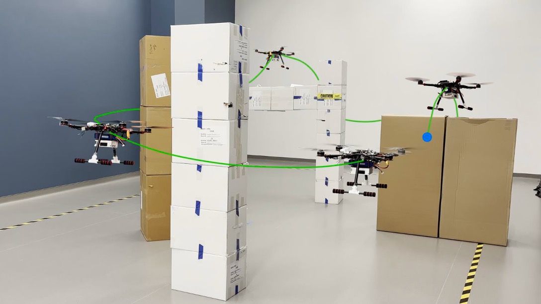 Cover for A Self-Supervised Learning Approach with Differentiable Optimization for UAV Trajectory Planning